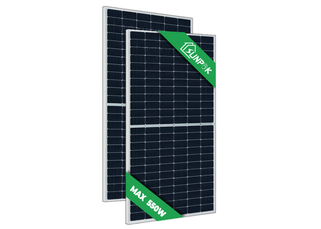 450W negro 550W 600W mono picovoltio artesona las medias células solares de silicio del módulo del picovoltio de la célula 12BB