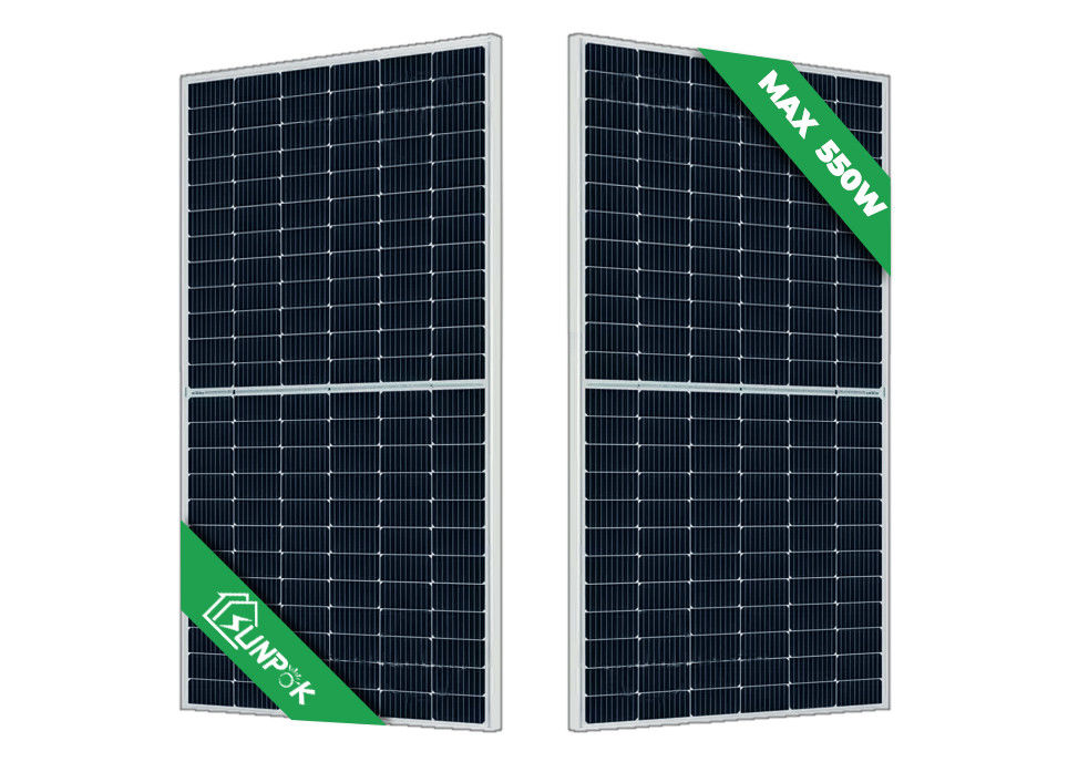el panel solar mono picovoltio de la media célula del MBB 450W artesona para el almacenamiento de energía de la Sistema Solar