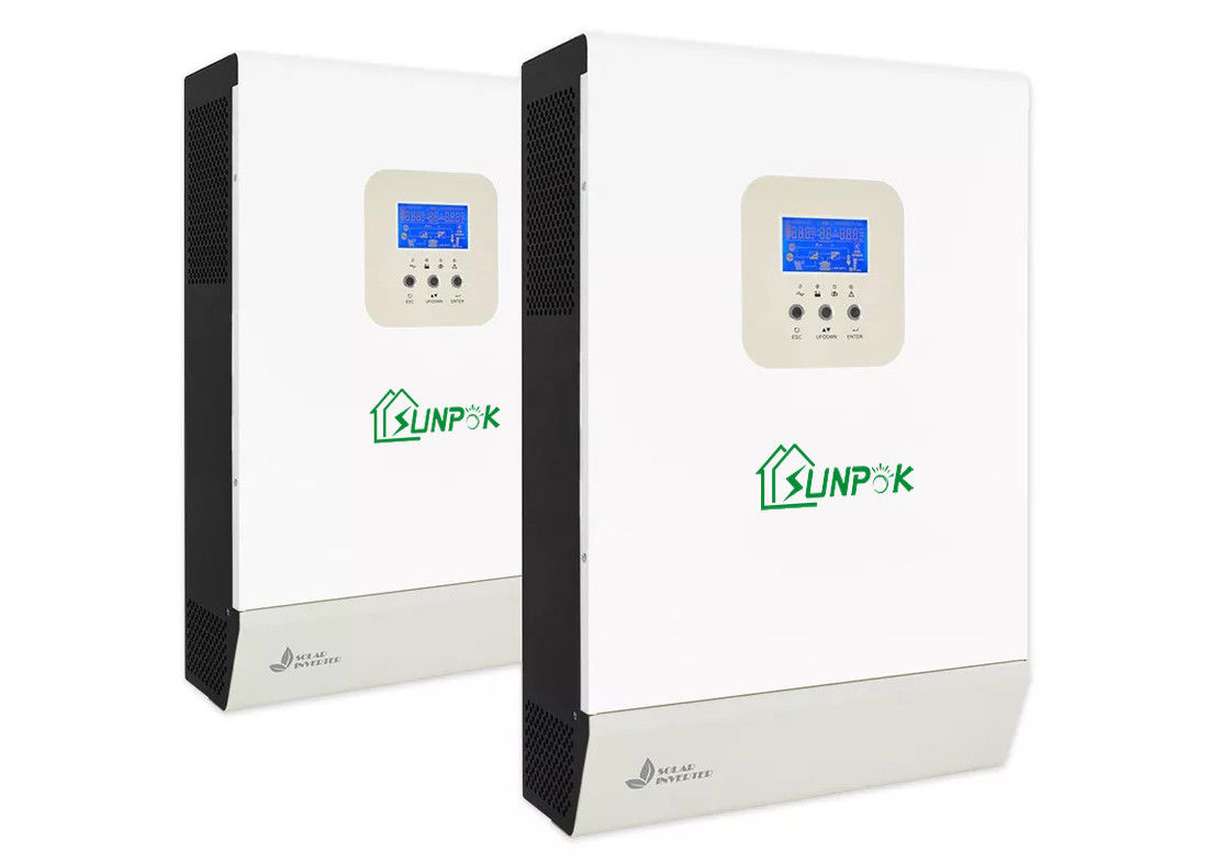 Exhibición del LCD de la monofásico del inversor 5kw 3kw 230V de la rejilla para la energía solar