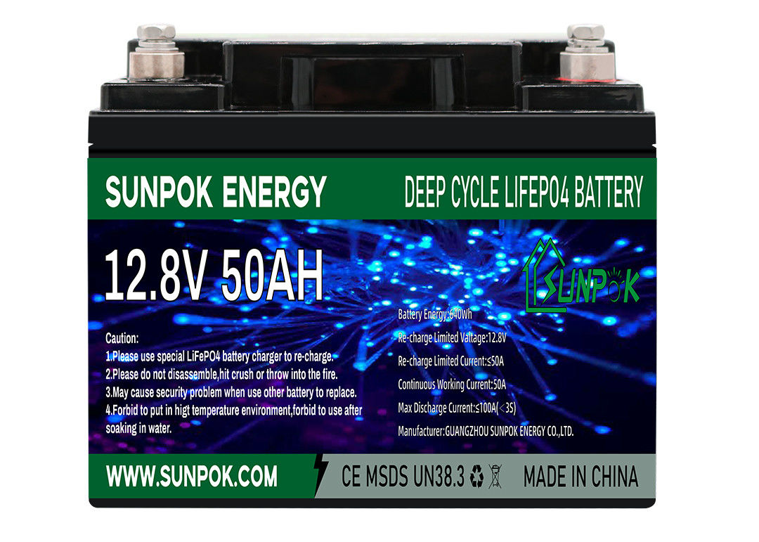 almacenamiento de energía de la energía solar de Ion Deep Cycle Battery For del litio de 12V 50Ah