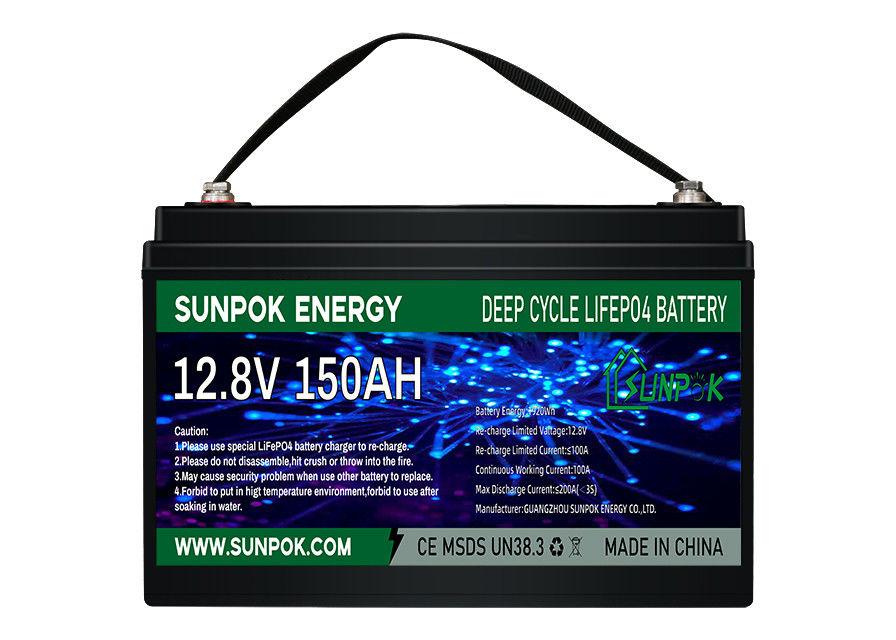 Batería de litio profunda ligera del ciclo de LiFePo4 12V 100Ah para rv con el módulo de Bluetooth