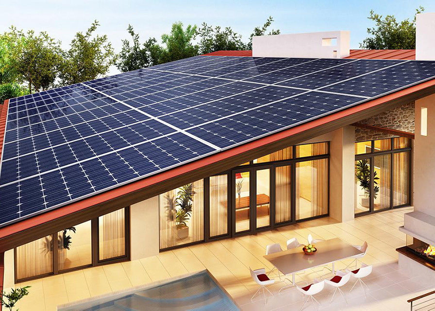 Almacenamiento de energía híbrido completo de la Sistema Solar 20kw 15kw de la rejilla en rejilla de Sistema Solar de la rejilla