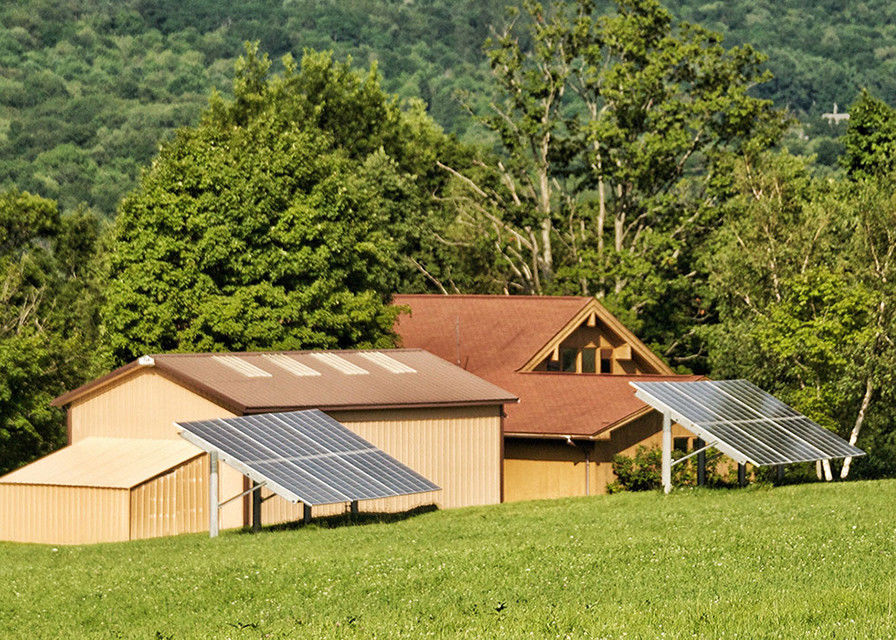 sistema de generador de la energía solar del híbrido de 24V 48V 10kw 15kw TUV para los edificios públicos