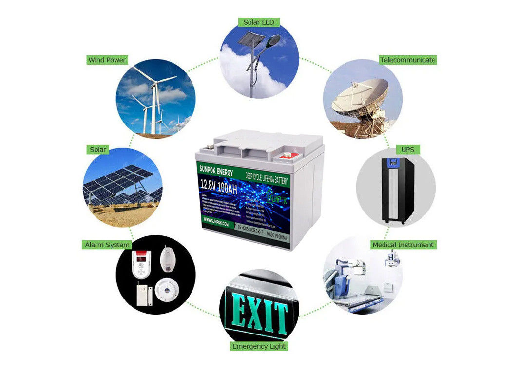 Batería profunda profunda del ciclo de la batería 12v 24v 50ah 100ah 150ah 200ah LiFePO4 del ciclo de AGM