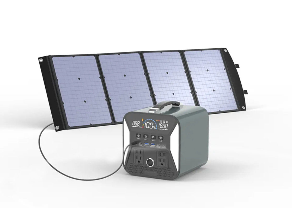 Estación portátil solar solar del banco del poder de la batería de litio del generador 500w 1000w 2000w 220v