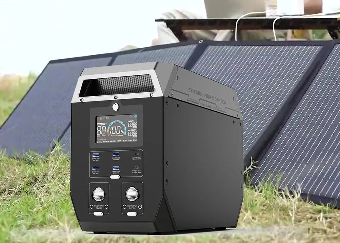 generador solar que acampa al aire libre portátil de la central eléctrica del litio 32V 500w 2000W