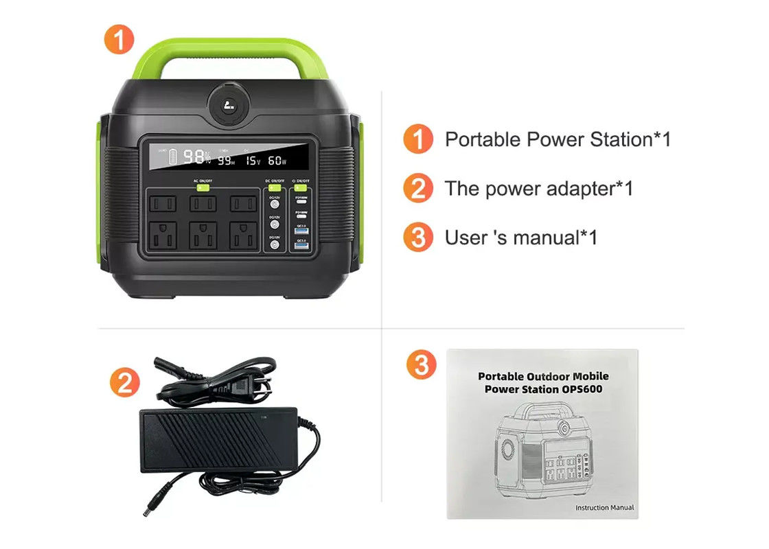Radio de la estación de la luz del panel solar del batería li-ion que enciende la energía portátil casera de la energía solar del generador