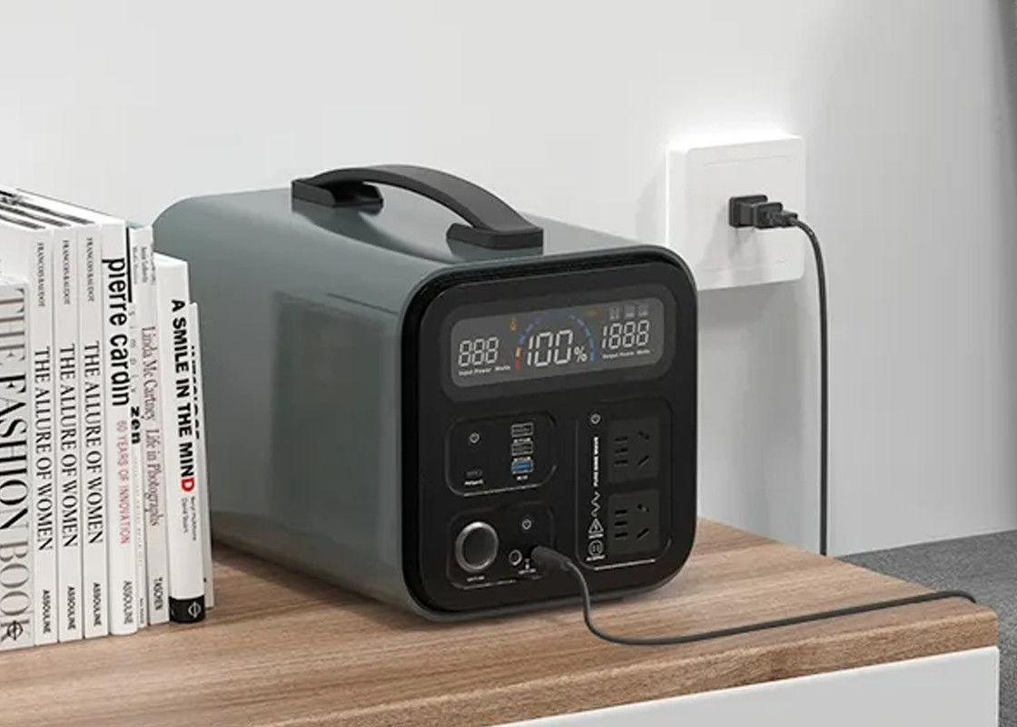 fuente de alimentación al aire libre portátil del almacenamiento de energía del banco de la central eléctrica que acampa móvil 1000w