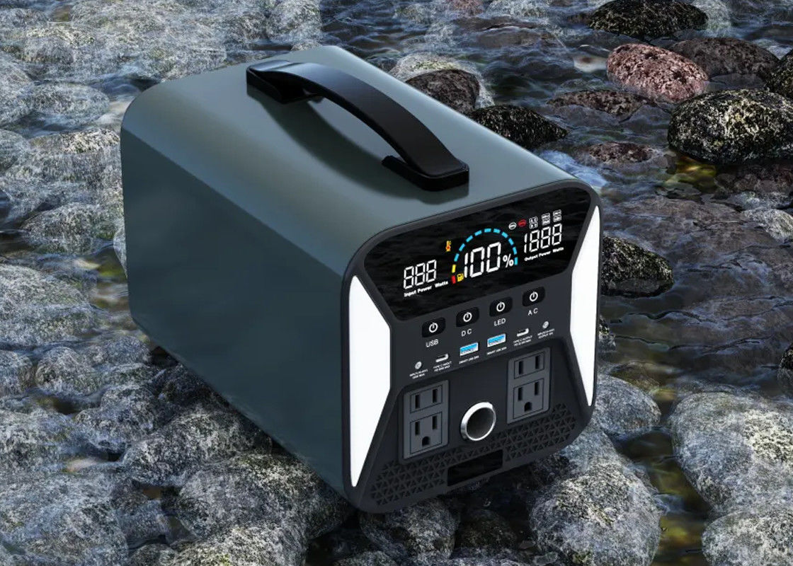 Célula portátil de la alta capacidad 300w 500w 1000w de la central eléctrica del litio del tamaño que acampa grande al aire libre