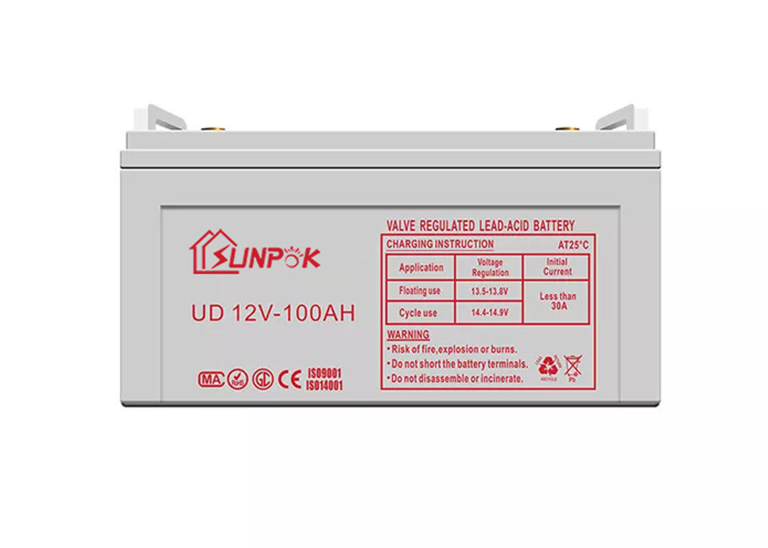 Baterías del gel de Sunpok 12V 100Ah 150Ah: Para el almacenamiento de energía solar seguro y eficiente