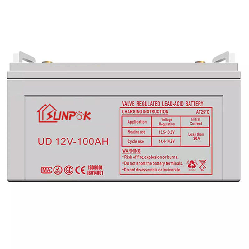 Batería profunda solar profunda del ciclo de la batería 50ah 100ah 120ah 150ah 200ah 300ah del ciclo del gel de Sunpok 12v