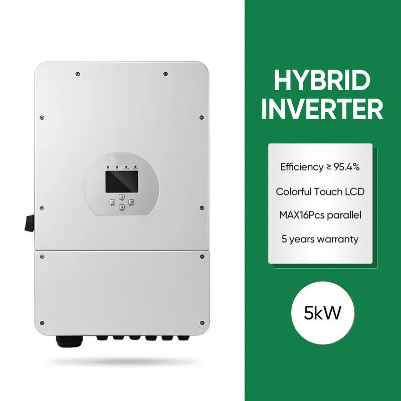 Sunpok completo de Sistema Solar híbrida solar del equipo 3kw 5kva 5kw 15kw 10kw de la rejilla