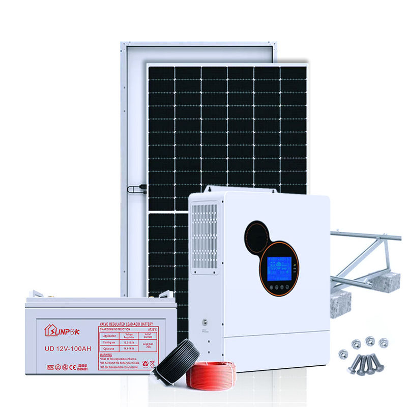 Sunpok 10kw 15kw 20kw del generador accionado solar solar de los sistemas eléctricos 10000w de la rejilla