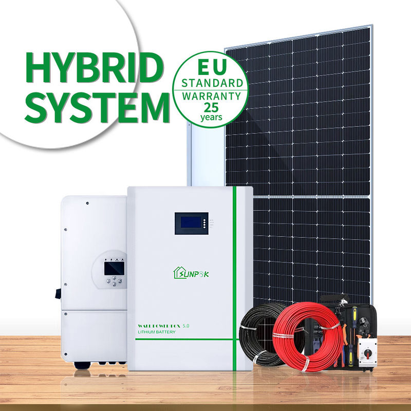 Sistema de calefacción solar fotovoltaico del sistema del sistema eléctrico solar completo de Sunpok 5Kw 10Kw 20Kw
