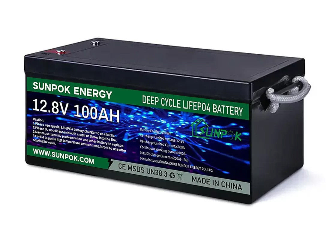 Lifepo4 12V 100Ah 200Ah 230Ah 280Ah 300Ah 460Ah Batería de litio 12V Lifepo4 Batería de almacenamiento de energía solar