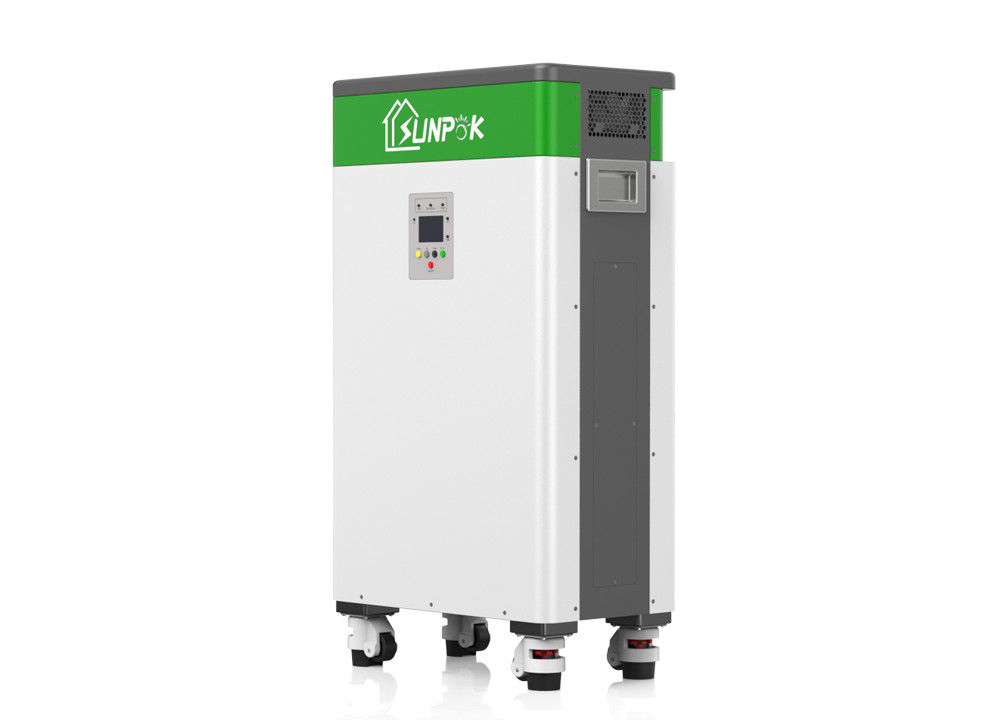 El LCD exhibe todos en un sistema del almacenamiento de la batería solar del poder del sistema de batería solar del ESS 5kW 10.24kWh LiFePO4