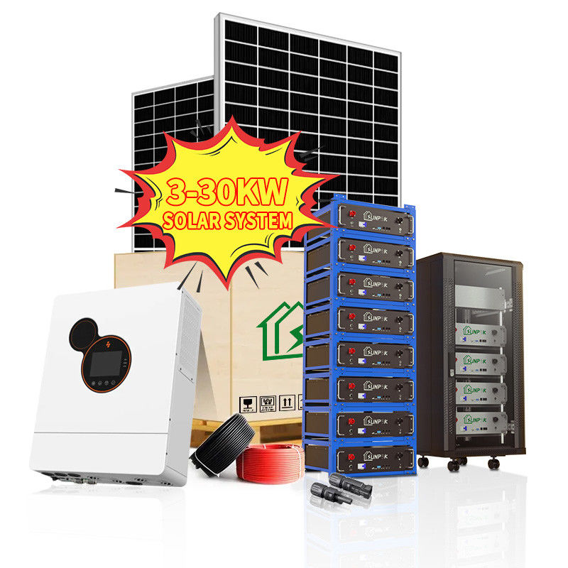 Sistema híbrido del inversor solar de PERC Residential Solar Power System 20Kw 30Kw 50Kw 100Kw 150Kw