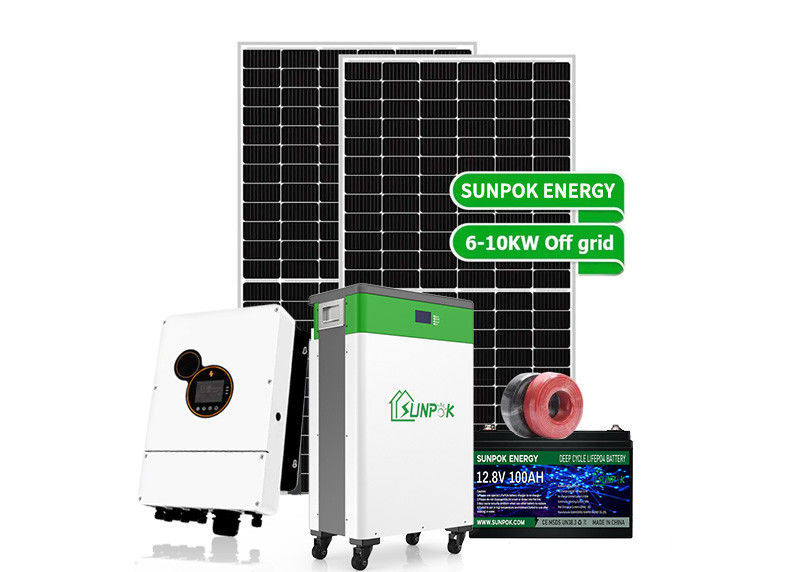 Pantallas solares de película delgada para el hogar 200ah 300ah Sistema de montaje de paneles solares ajustable
