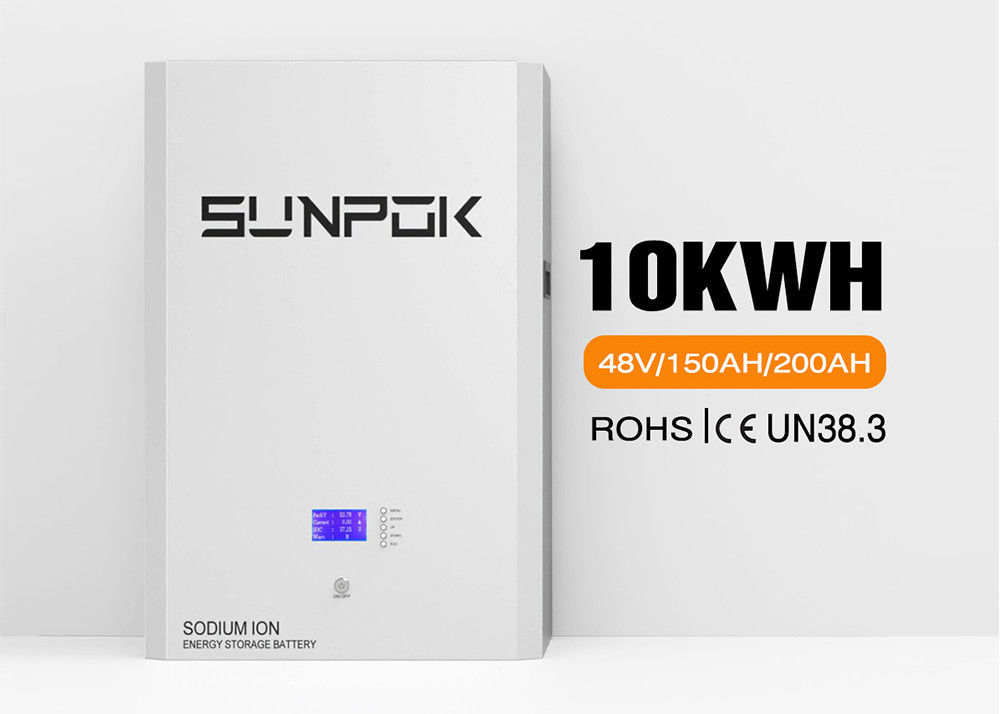 Batería de iones de sodio de 48 voltios Powerwall Batería de almacenamiento de energía dentro de -20°C a 60°C