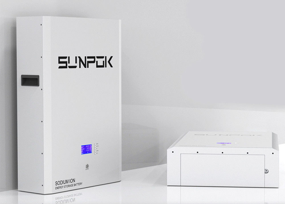 Batería de iones de sodio Sunpok 98% Carga / Descarga Eficiencia 5-30 KWh Rango de potencia de salida