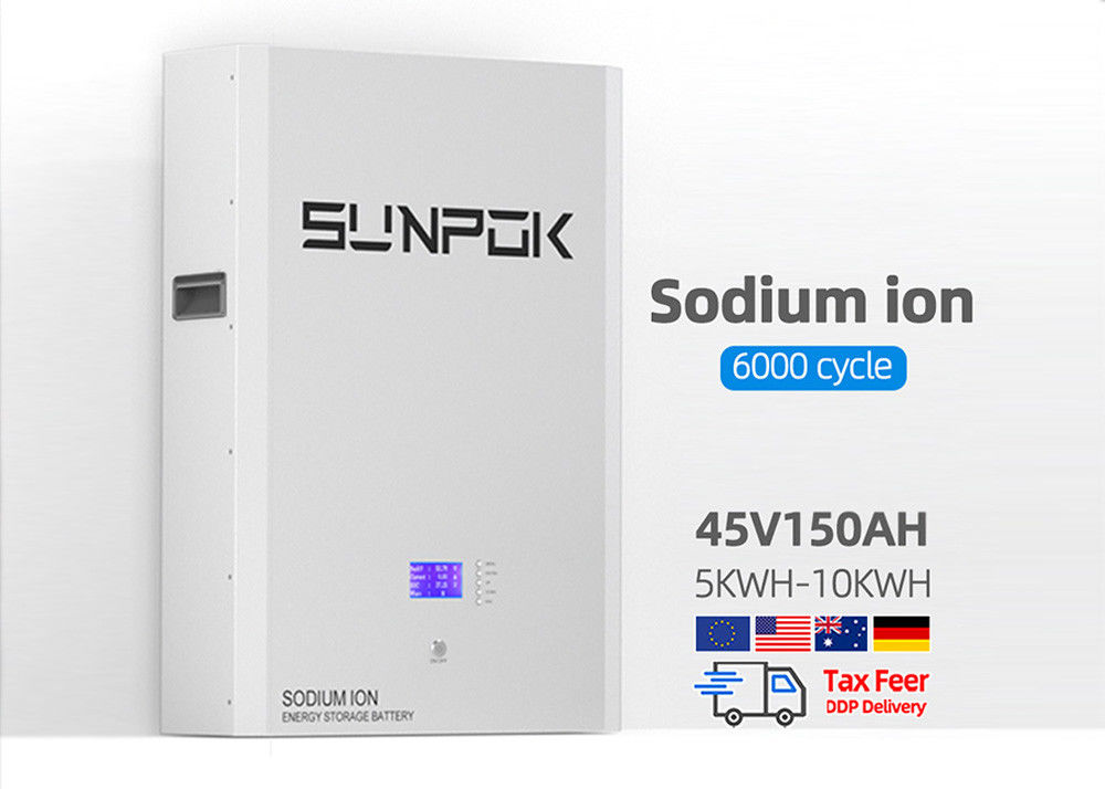 Batería de iones de sodio de alta durabilidad SP-48100-BG-NA con rango de potencia de salida de 5-30 KWh