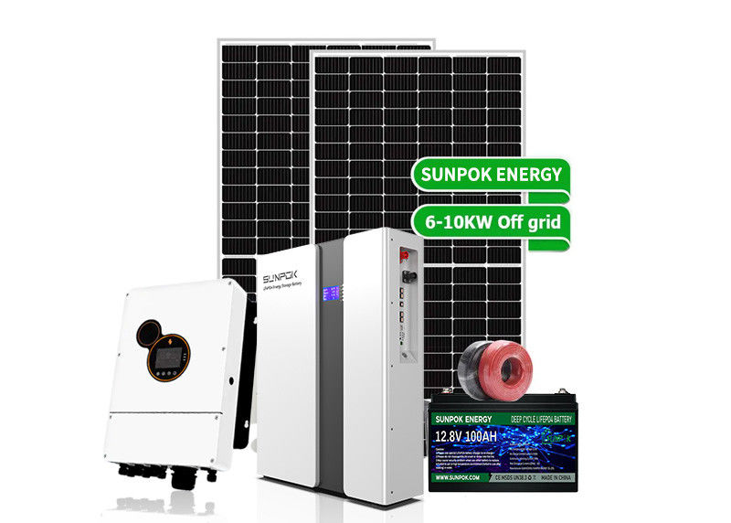 Sistema de montaje de techo plano de 400W para paneles solares de PV Sistema de energía solar para el hogar