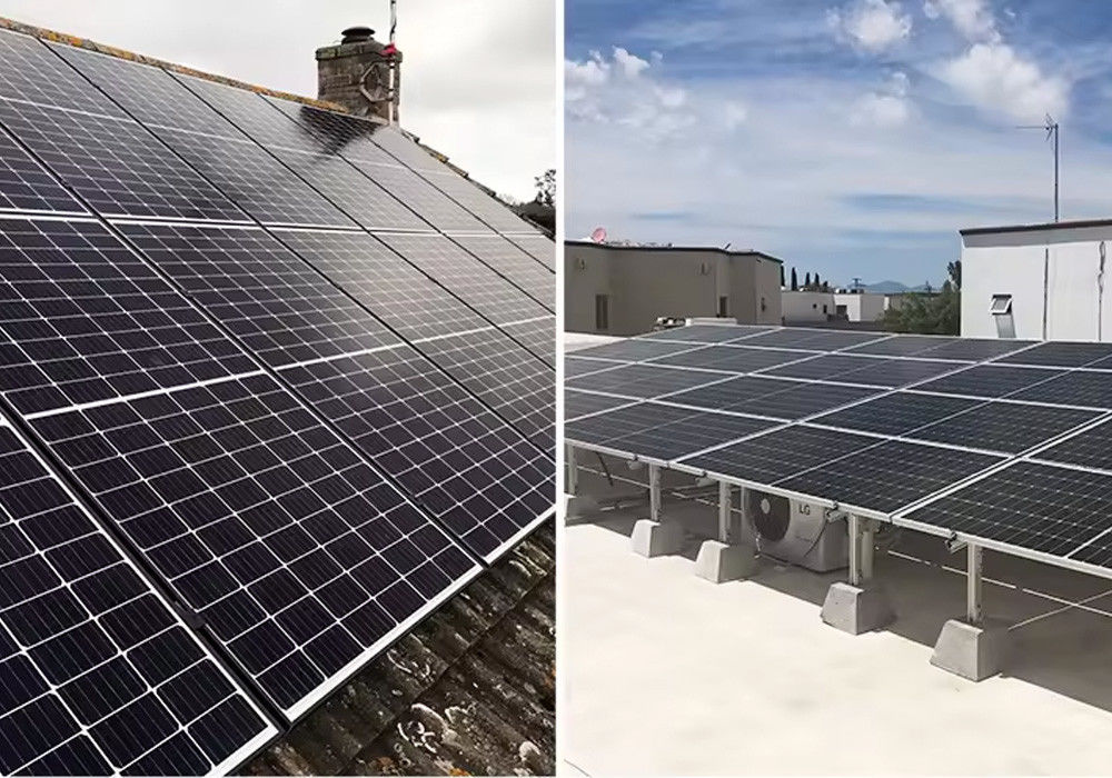 Sistemas híbridos de energía solar 30kw 20kw 10kw Sistemas de almacenamiento de energía 3 Fase 40kwh Sistema solar de batería de litio