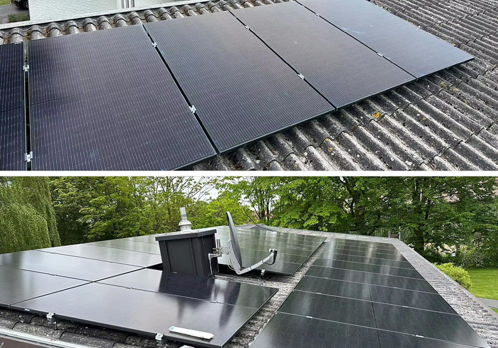3kw 5kw 8kw 10kw Sistema híbrido solar fotovoltaico de 5 kilovatios Sistema híbrido solar fotovoltaico con baterías