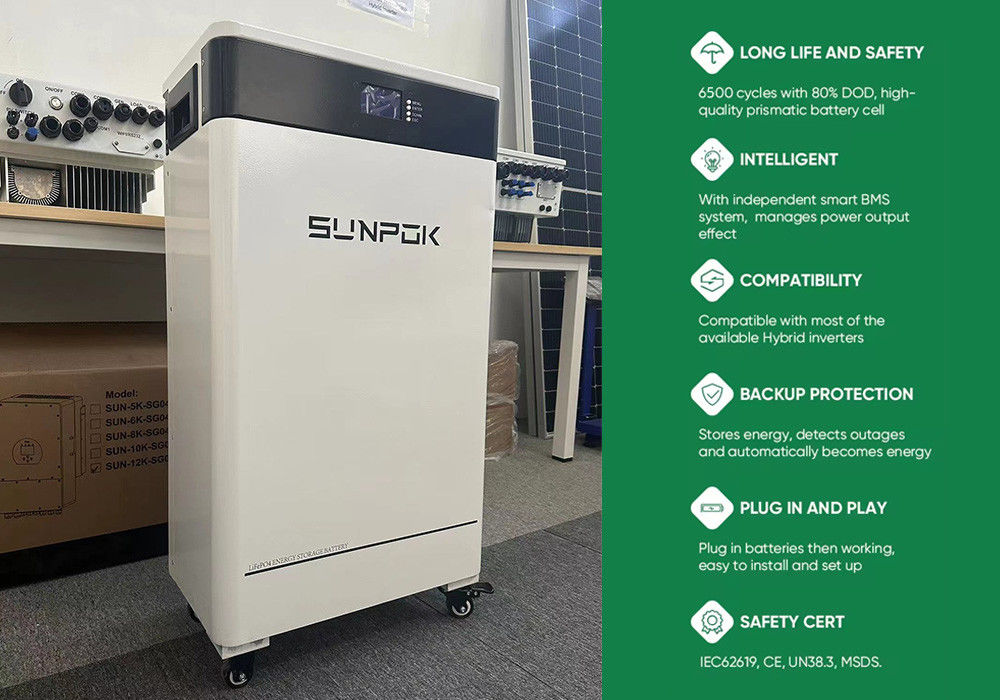 Sistema híbrido Solaire Eolien Panel solar 3KW 5KW 10KW 20KW Sistema solar para el hogar