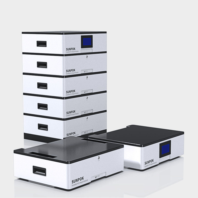 Sistema de energía de almacenamiento de energía solar acumulado Lifepo4 Batería 48v 51.2v 400ah 20kwh