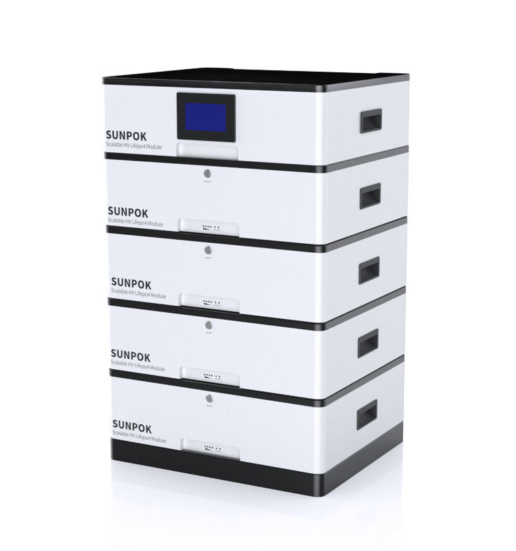 Batería acumulada de alto voltaje 5kwh/10kwh/20kwh Ess Tipo dividido con sistema fuera de la red