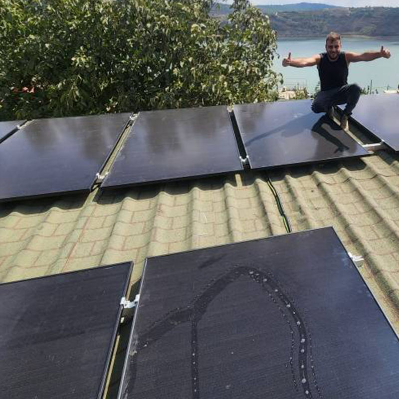 Panel solar de gran potencia 540 Watt 550w Panel solar monocristalino Precio para el hogar de doble vidrio 108 células