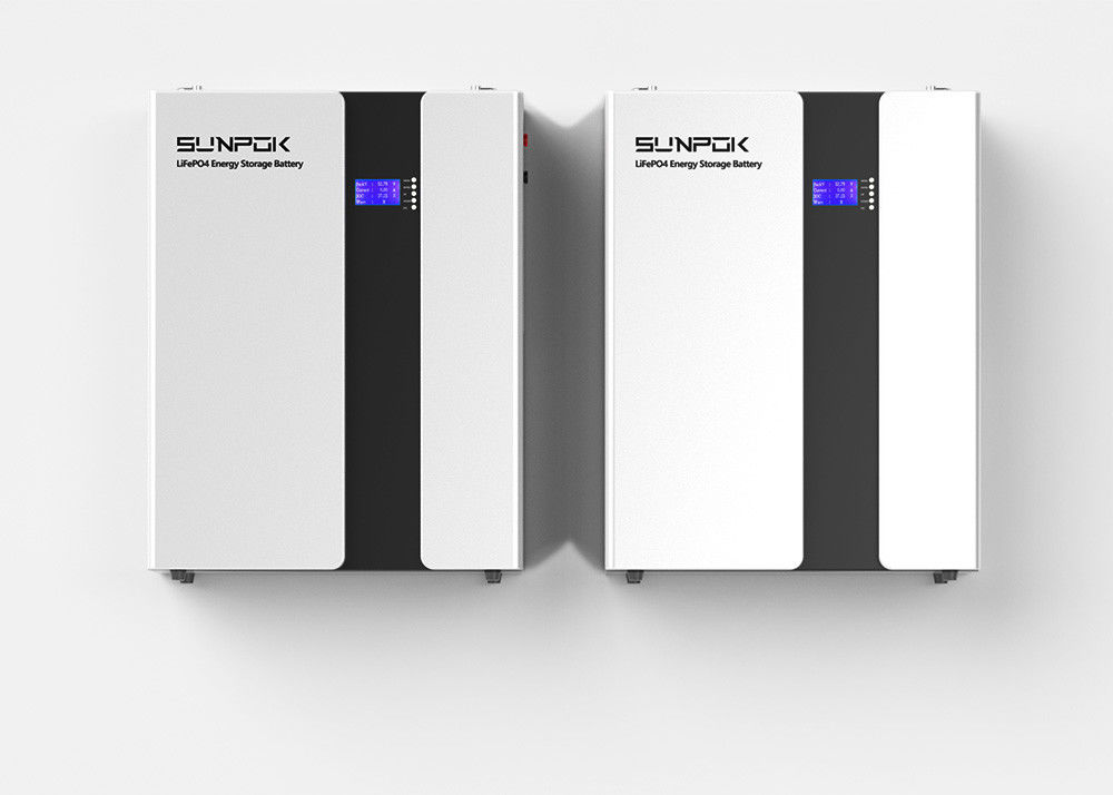 Fácil de instalar Lifepo4 Batería montada en la pared de 48v 200ah con lata Rs485 Puerto 9.6kwh 10.2kwh 15kwh