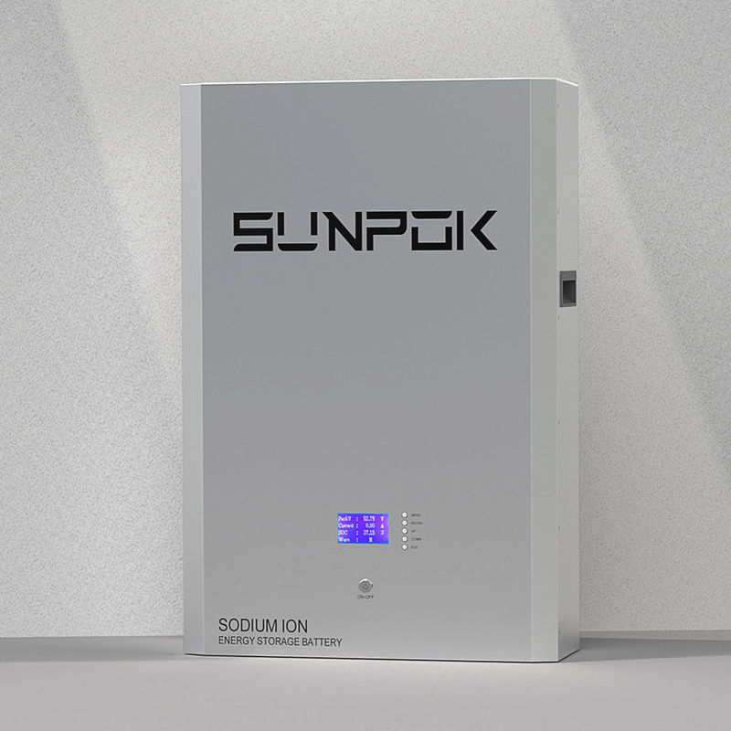 Nuevo sistema de almacenamiento de energía solar de batería de iones de sodio alemán Batería de iones de sodio BMS 48V