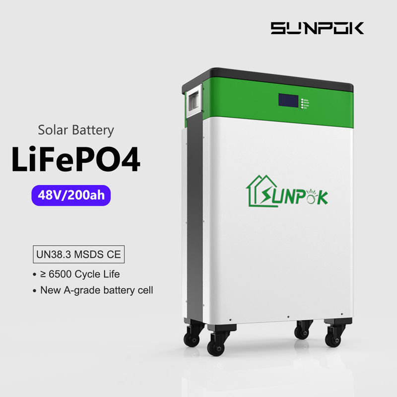 Nuevo diseño de Power Wall 5kw Lifepo4 48v 200ah Pared 10kwh Batería de litio para el hogar Batería solar 51.2v