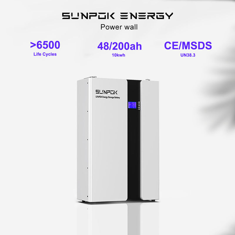 Supervalor Batería de almacenamiento de energía solar Baterías de iones de litio 48V 100Ah 200Ah Powerwall Lifepo4