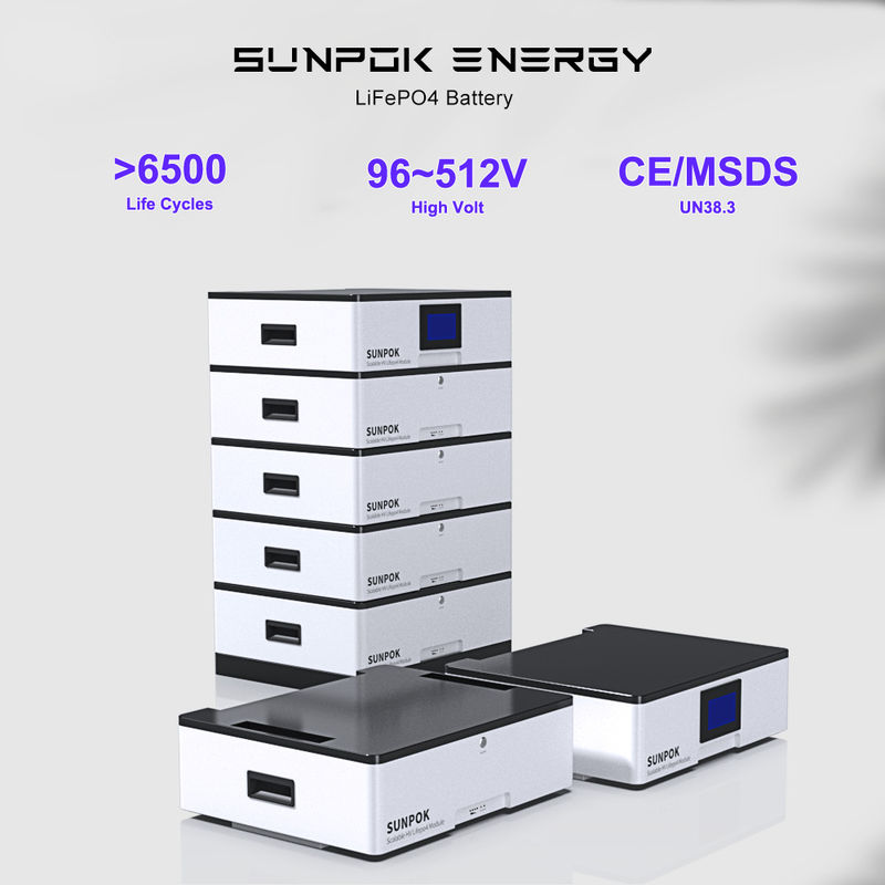 Sistema solar para el hogar 51.2v 200ah acumulable Modular 10kwh 20kwh 30kwh Batería de almacenamiento de energía
