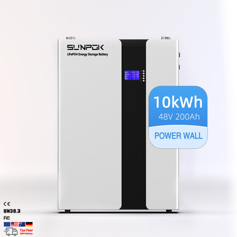 10KWH Litio Power Wall 48V 200AH Batería Tesla Powerwall para el sistema de almacenamiento solar