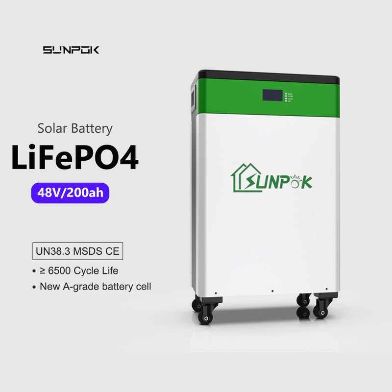 Ciclo profundo LiFePO4 Batería solar de iones de litio 10kwh 48v 200ah Sistema de energía solar para el hogar