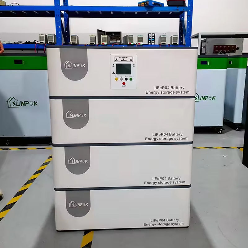Batería de iones de litio de alta tensión 51.2v 400AH 20KWH Batería de almacenamiento de energía doméstica integrada