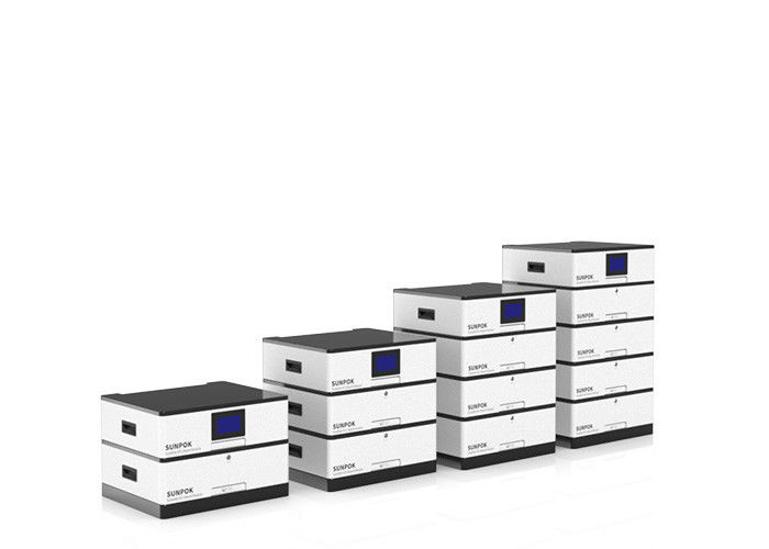 Baterías solares de iones de litio apilables 48V 100Ah 200Ah 5Kwh Lifepo4 Batería de almacenamiento de energía para el hogar