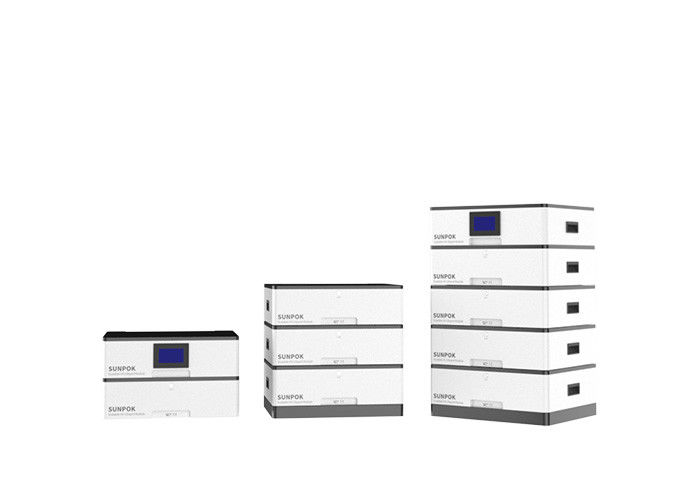 Baterías solares de iones de litio apilables 48V 100Ah 200Ah 5Kwh Lifepo4 Batería de almacenamiento de energía para el hogar