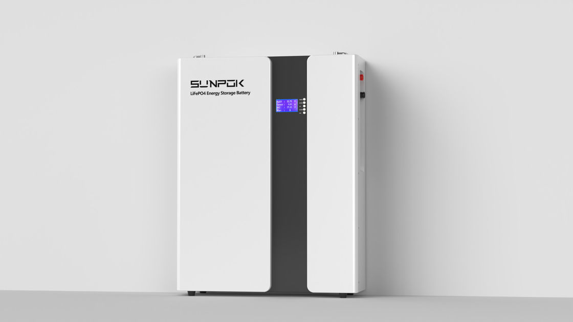 5kWh 100Ah 51.2V 48V 10kWh Powerwall Lifepo4 Batería solar de iones de litio montada en la pared Sistema de almacenamiento de energía para el hogar