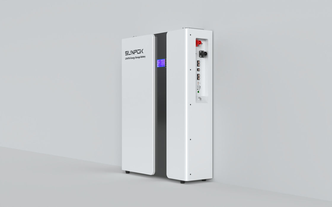 Almacén de Sunpok EE.UU. Batería de iones de litio de 48V 10KWH 51.2V 200Ah Sistema solar Pared