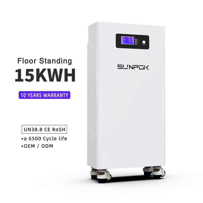 48V 300Ah 15Kwh Lifepo4 Batería Bms 48 V Batería de litio Batería solar Lifepo4 Batería para energía doméstica