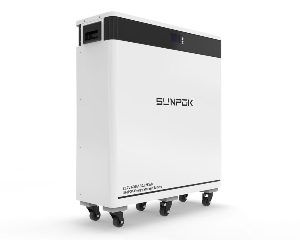 30Kwh Litio 48V Sistema de baterías de almacenamiento de energía para el hogar 51.2V 600Ah 30Kwh Batería solar Lifepo4 con Bms