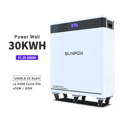 48V 600Ah LiFePO4 Solar Battery with 10-Year Warranty