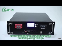 Batería de litio montada en el bastidor