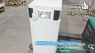 Batería LifePo4 de 51,2 V, 800 Ah y 40 kwh